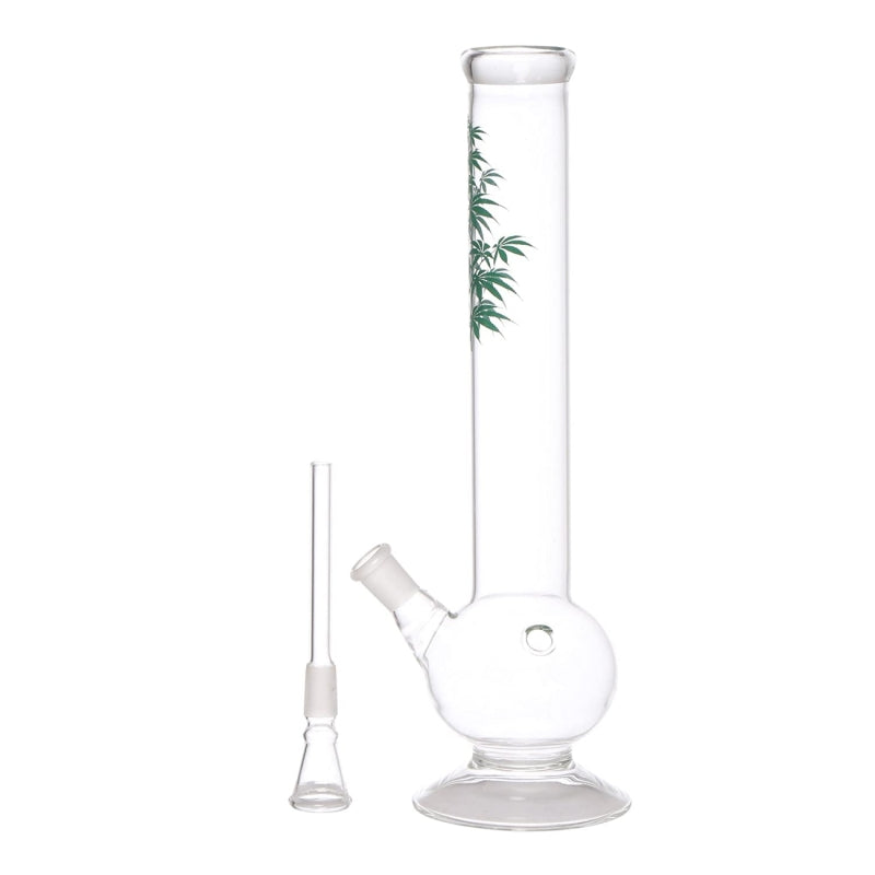 Moksha Combo Glass Bong and Metal Grinder Smoking Set