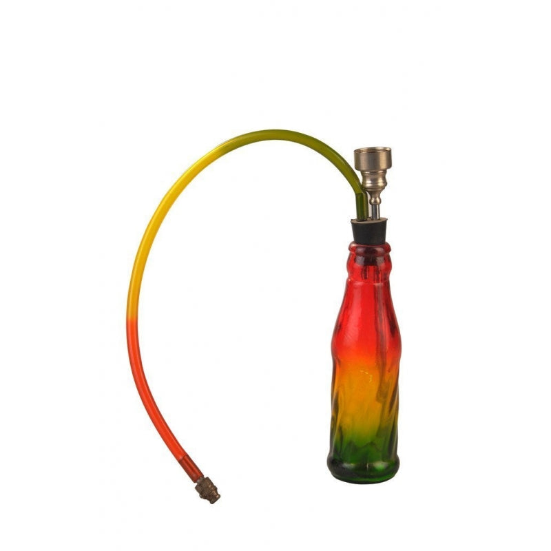 Stylish clear and Rasta color bongs in combo deal