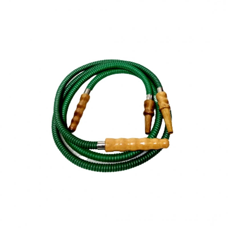 Moksha green hookah hose pipe set – 1.5 meter long