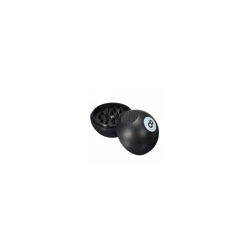 Moksha black printed acrylic herb grinder