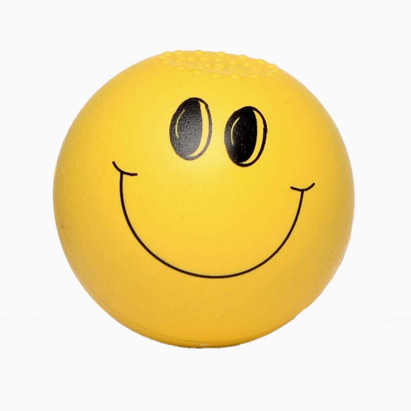 Moksha yellow smiley acrylic herb grinder